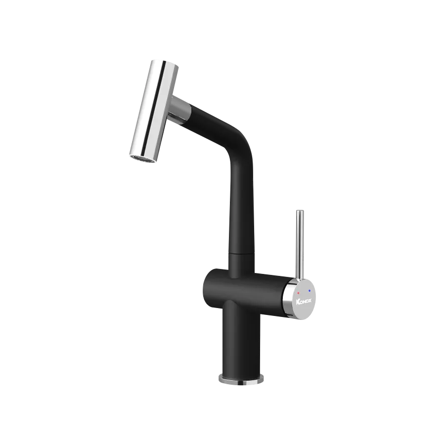 VÒI RỬA KONOX VOLTA BLACK